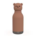 Bear Design Original Custom Food Grade Silicone 304 Stainless Steel Kids Back to