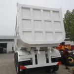 Heavy Duty 5 Axles Rear Dump Semi Trailer For Road Construction