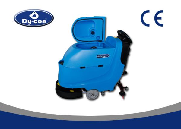 Gray Color Compact Scrubber Dryer Floor Cleaner , Electric Floor Cleaning