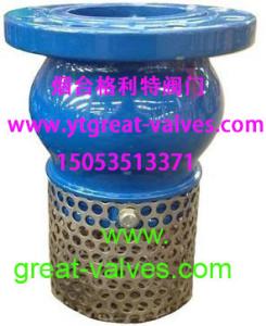 Quality 125 /PN16 FOOT VALVE for High Temperature Environments Flange Standard ANSI/BS/DIN/JIS Maximum Temperature 200°F wholesale