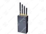 12v LTE4G handheld mobile phone blocker with nylon case built-in battery in low