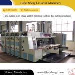 Cardboard Printing Slotting Die Cutting Machine 80-140 Pcs/Min Printing Speed