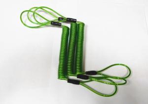Quality Custom Size Loop Lanyard Flexible 1.5M Stainless Steel Twisted Coiled Ropes wholesale