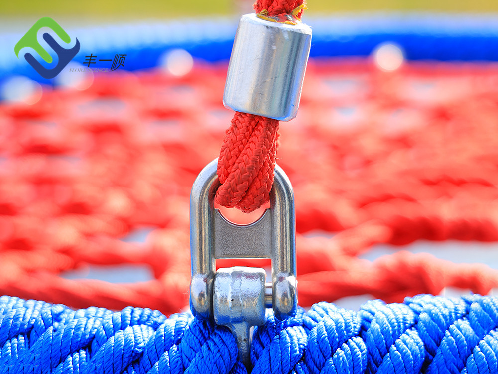 Hanging Netted Seat Playground Net Swing 100cm 120cm Children Adventure Park