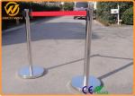 Airport Stainless Steel Queue Crowd Control Barrier Retractable Queue Rope