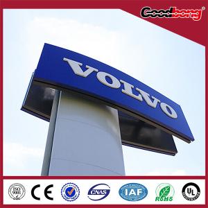 Quality Outdoor anti-wind auto company logo names car pylon wholesale