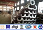 Q235/Q345 Steel Power Pole 3m-15m Tapered Round 2.5-20mm Welding Galvanizing