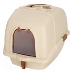 Extra Large Cat Toilet Litter Box , Anti Spatter Fully Enclosed Cat Litter Box