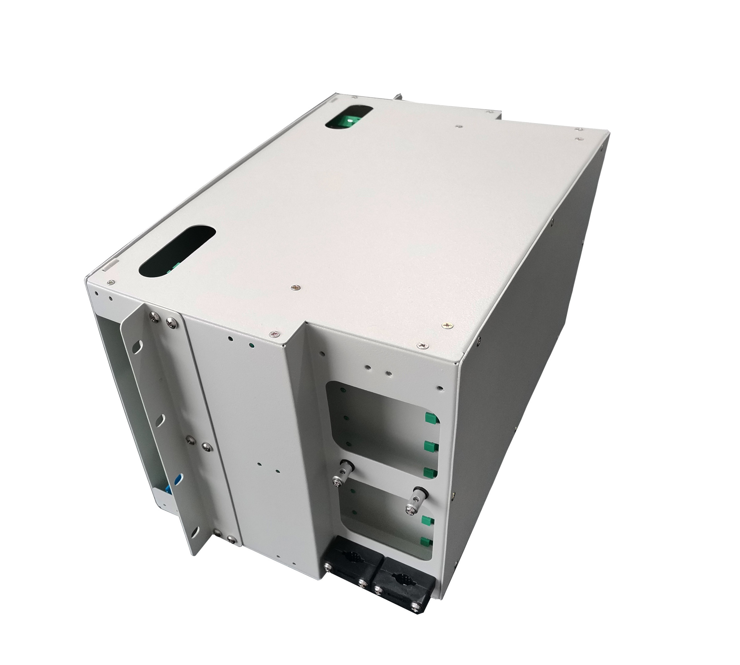 FTTB FTTX 96FO Rack Mount Patch Panel 19" ODF Include 8 Sliding Trays