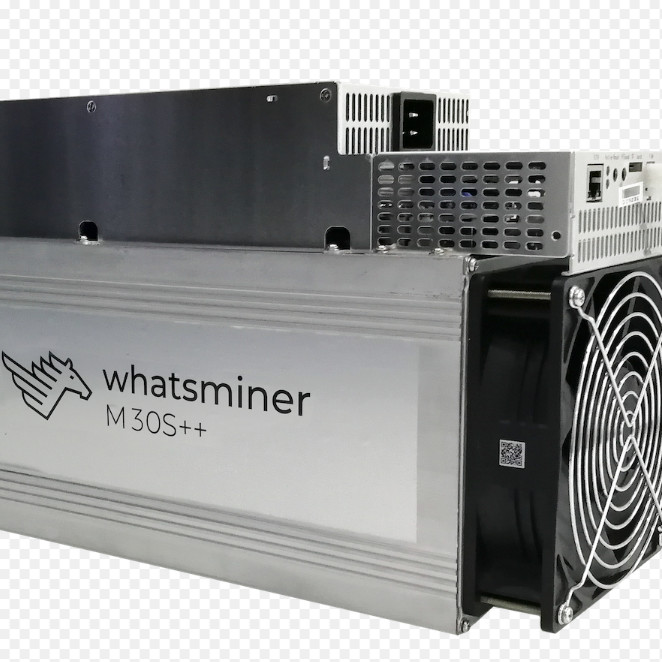 Asic Whatsminer M30s++ 100~112Th/S 3100~3472w SHA-256 Bitcoin Ethernet
