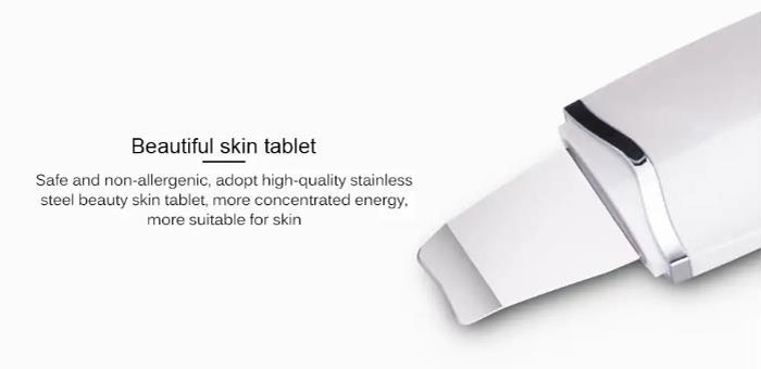 Electric Rechargeable Facial Scrubber Machine Facial Exfoliator Cleansing Tool
