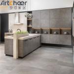 Modern Italian Kitchen Cabinet Set with Stainless Steel Countertop and Modular