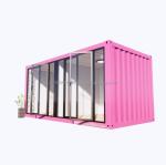 Aluminum Alloy Windows and 50/75/100mm Wave Sandwich Panel 20ft Prefab Container