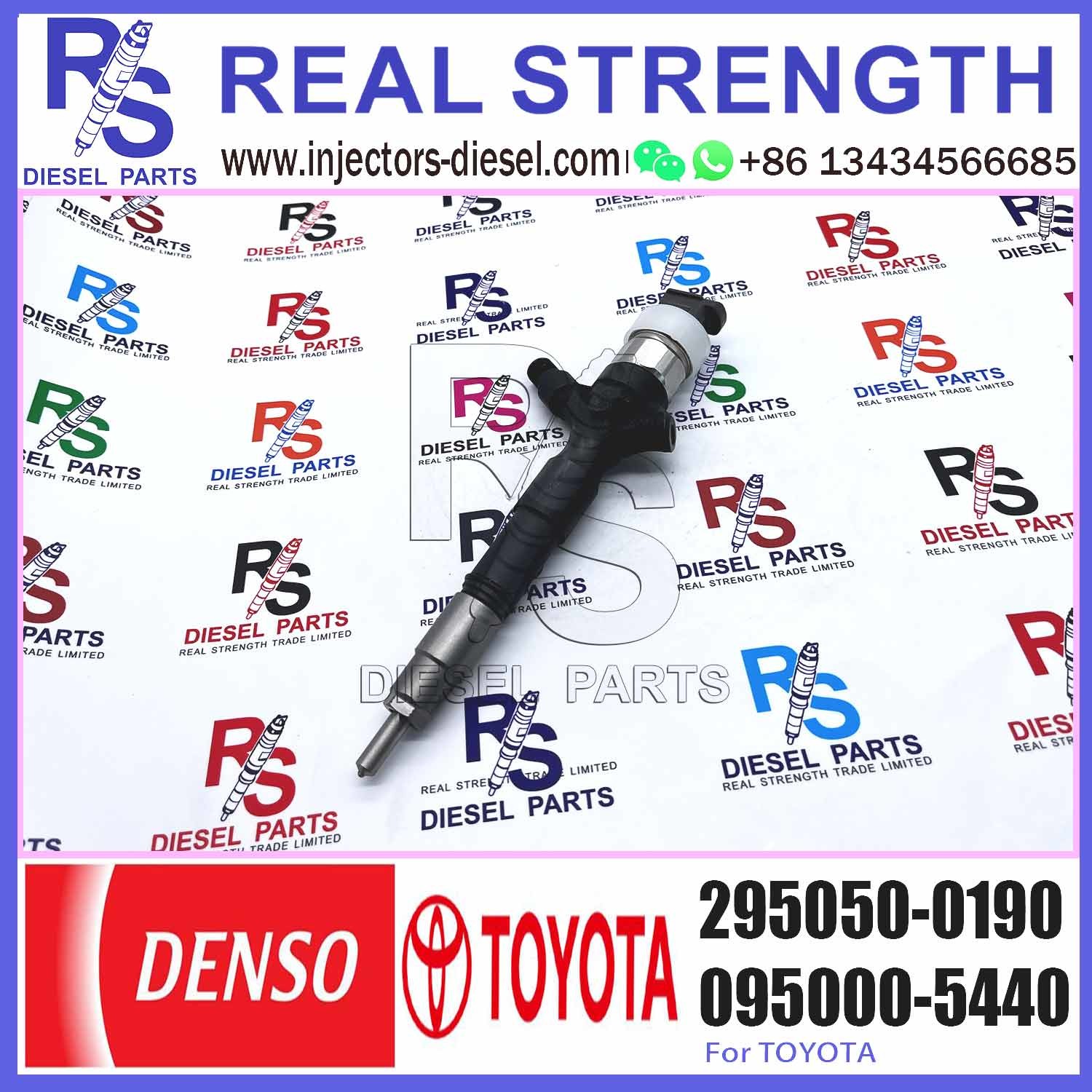 Diesel Common Rail Injector 23670-0L110 23670-0L100 23670-30420 295050-0530 295050-0190 For Toyota Hilux 3.0L D4D 1KD 2K
