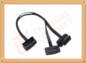Quality Y Type male to female OBD Extension Cable Flat OBD 16 Pin CK-MF08Y02 wholesale
