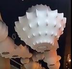 Italian Designer Silk ChandelierCreative Living Room Dining Room Viscontea