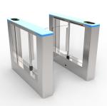 Bi Directional Flap Turnstile Barrier Gate 304 Stainless Steel 600mm