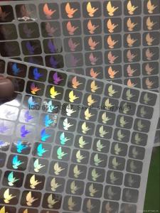 Quality mini dove hologram stickers wholesale