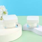 Pearl White Cosmetic Bottle Packaging 5g 15g 30g 50g Nail Gel Plastic Jar