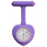 Peach Heart Nurse Watches Pocket Watch Nuring Medical Silicone Quartz Watches