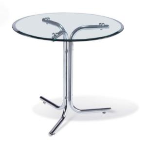 Quality Modern round glass restaurant table furniture wholesale