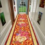 3D Printed Feather Entrance Large Commercial Floor Mat Corridor Stairway Hotel