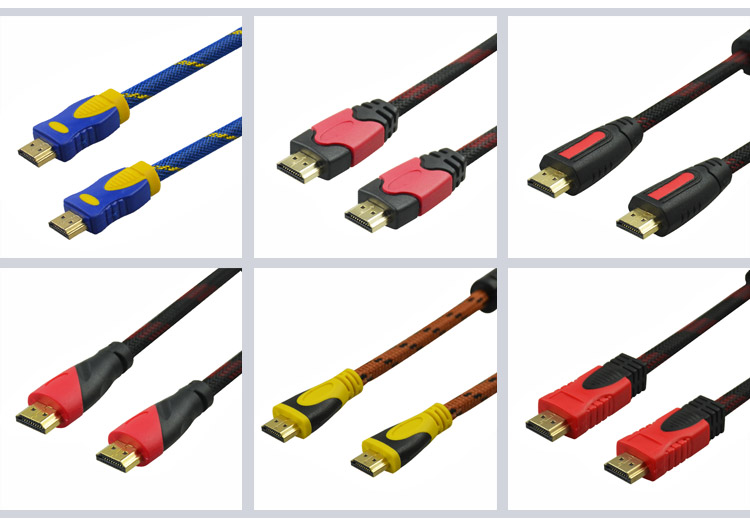 18gbps Gold Plated Video 1080P HDMI Cable 4K With Ethernet Tensile Resistant