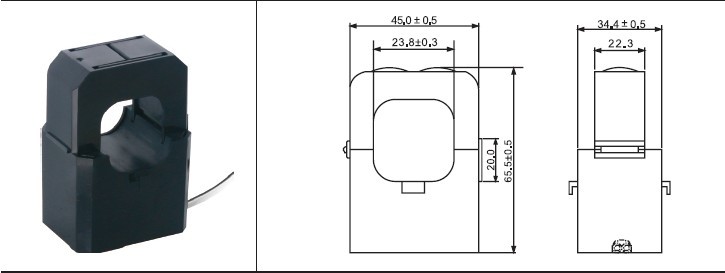 KCT-24 clamp-on current transformer split core current transformer 5a