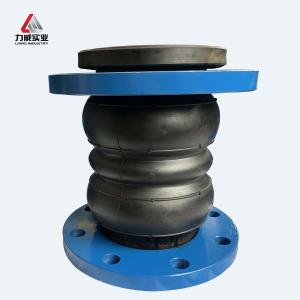 Quality Double Sphere Rubber Expansion Joint Axial Movement SS304 Flange wholesale