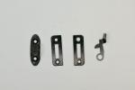 Black Color Casket Lock , Coffin Accessories American Type OEM / ODM Available