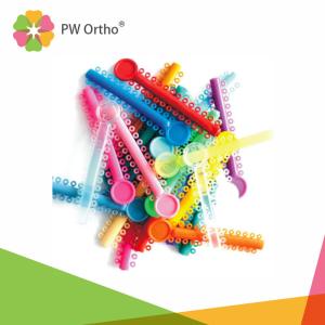 Quality 37 Color Long Lasting Elasticity Orthodontic Ligature Ties wholesale