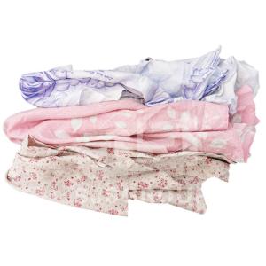 Quality Free Sample IMPA NO 232910 Cut reused 10Kg 20kg 25kg Recycled Color Bed Sheet Waste Fabric Rags wholesale