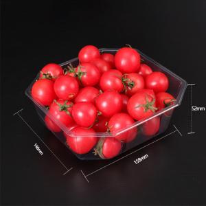Quality 15*16*5CM Stackable PET FDA Disposable Fruit Tray wholesale