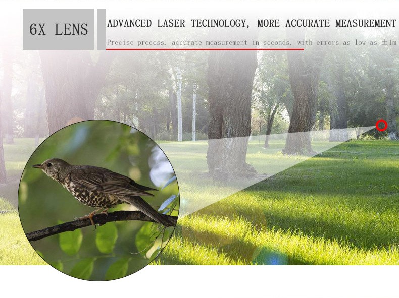 High quality golf Laser Rangefinder two power supply methods Hunting Laser Rangefinder Mini Rangefinder Laser with slope