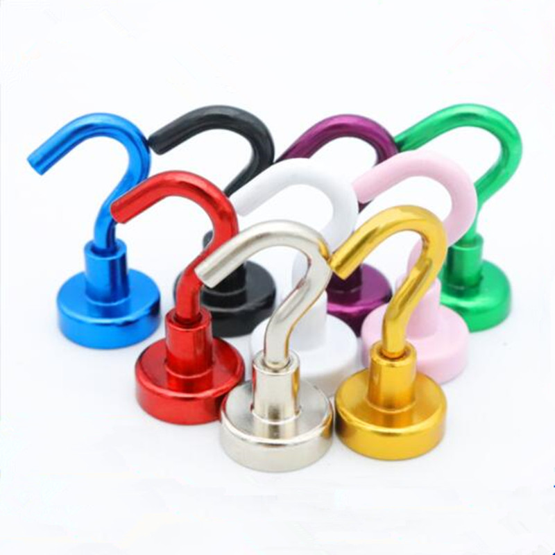 Pot/Cup Shape Magnetic Hooks with ≤500LBS 226kg Pulling Force Super Strong Neodymium