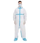 Anti Bacterial Disposable Protective Coverall With collar S-4XL