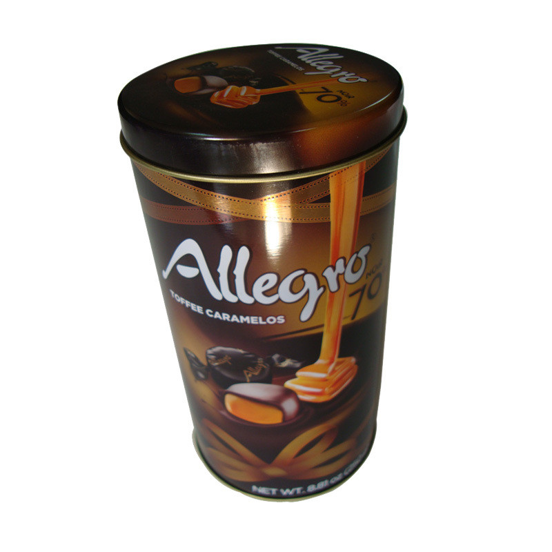 Custom Tin Tea Canisters With Black Color For Chai Packaging , Different Designs