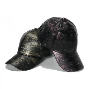 Quality 2022 PU Fashion Baseball Cap Hip Hop Skull Baseball Cap wholesale