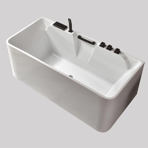Sustainable Home Jacuzzi Whirlpool Spa Bath Freestanding Heating 60 Inch