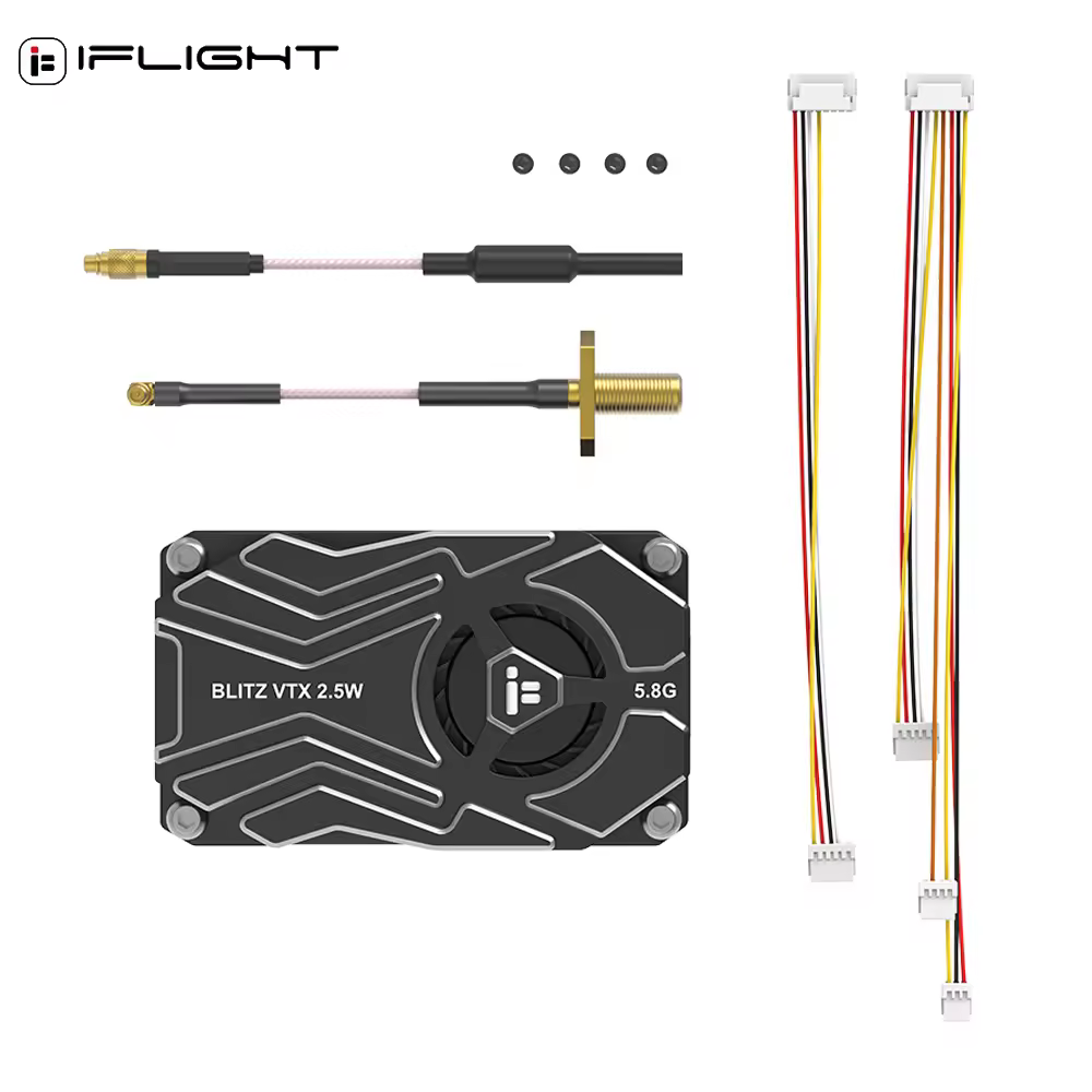 5.8G FPV Drone Accessories 2.5W VTX with 40 Channels Output Power Video Transmission Plastic Material