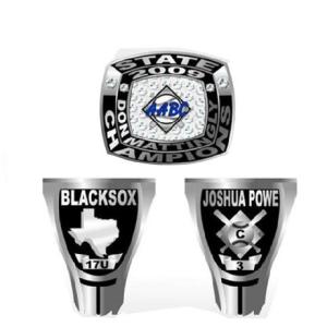 Quality Silver Baseball State Championship Rings wholesale