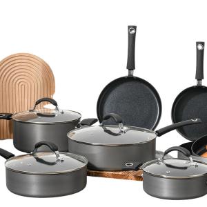 Quality Durable Aluminum Cookware Set With Handle Non-Stick Coating wholesale