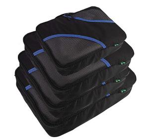 Quality Suit Clothes 4 Set Luggage Packing Organizers Extra Large Eco Friendly Toiletries Storage wholesale