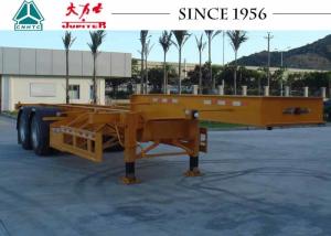 Quality 20/40FT Skeletal Trailer Chassis , 2 Axles Gooseneck Container Trailer wholesale