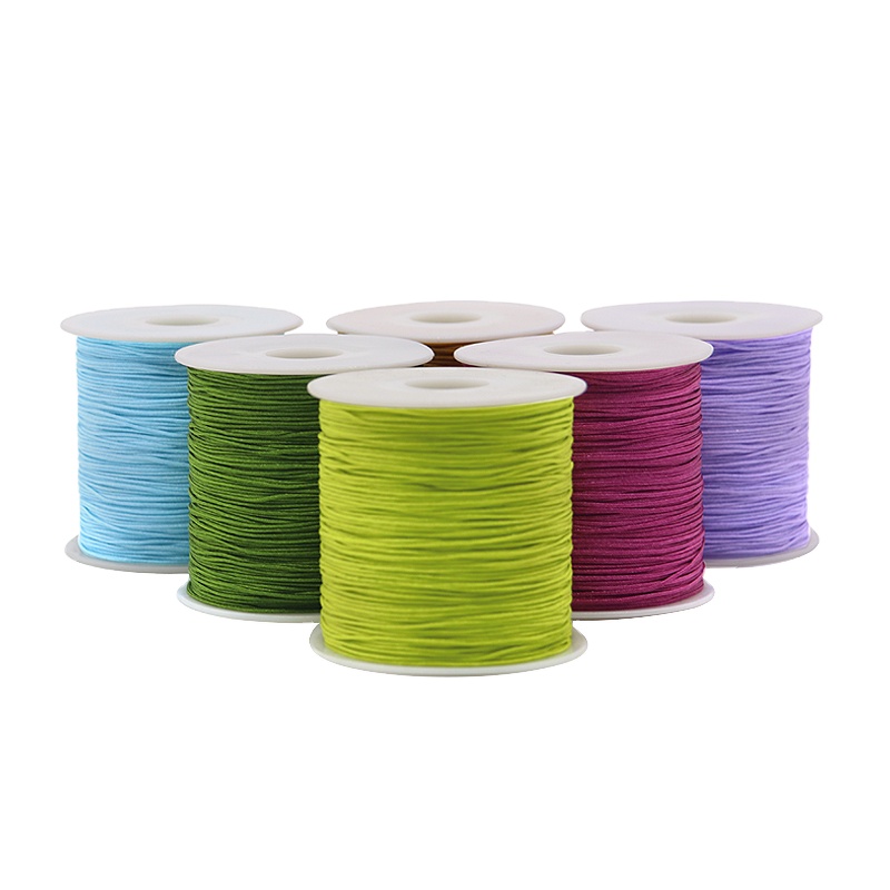 Woven Necklace Rope 1mm for DIY Handmade Beaded Red Rope Threads Jewelry Jade Thread