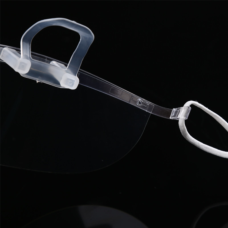 Clear ABS PET Hygiene Face Mask For Reception Staff