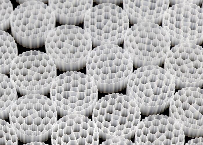 Moving Bed Biofilm Reactor MBBR Carrier Bio Balls For Chemcial Water Treatment