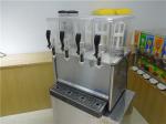 Four Tanks Fresh Juice Dispenser Machine , Restaurant / Party Beverage Dispenser