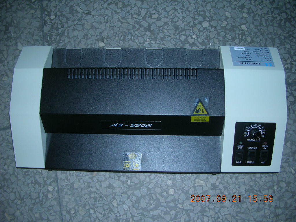 Metal A4 pouch laminator A3 pouch laminating machine A4 230C A3 330C laminating laminator lamination machine