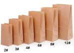Recyclable Kraft Paper Biodegradable Food Packaging Bags